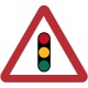 Traffic Signal Ahead Plate 750mm 